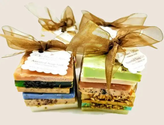 Échantillon de savon artisanal – Bouts de pain végétaliens (ensemble de 283 g)