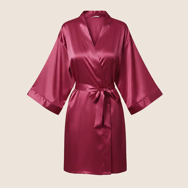 Premium Silk Robe – Plus Size