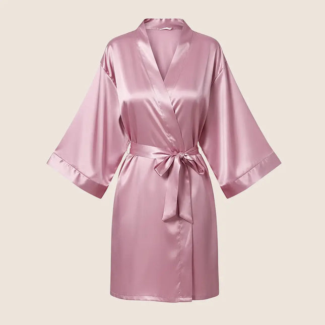 Premium Silk Robe – Plus Size