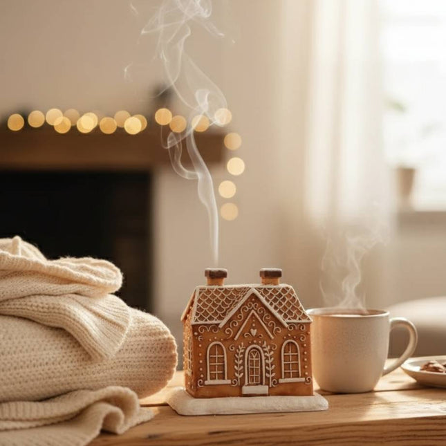 Gingerbread House Incense Burner